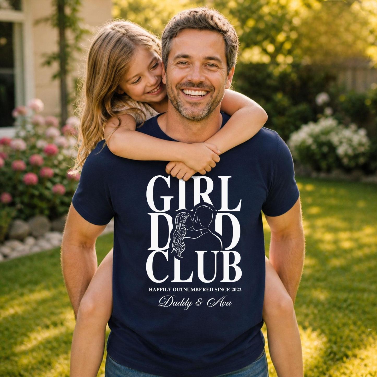 Personalized Comfort Colors Dads Club Shirt, Fathers Day Gift, Gift for Husband, Dad to be, Gift for Dad Birthday - MyPhotoSocksAu