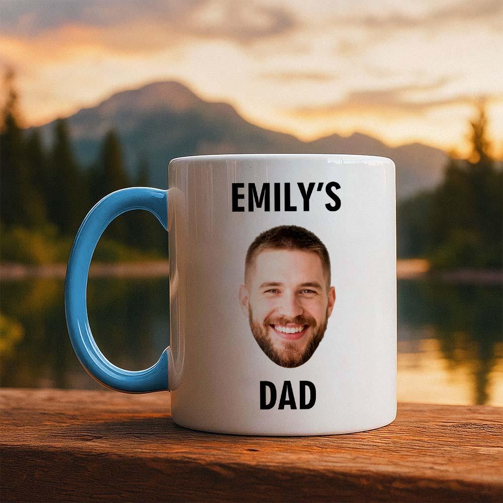 Personalized Father’s Day Mug with Photo Custom Coffee Cup for Dad Best Dad Gift - MyPhotoSocksAu