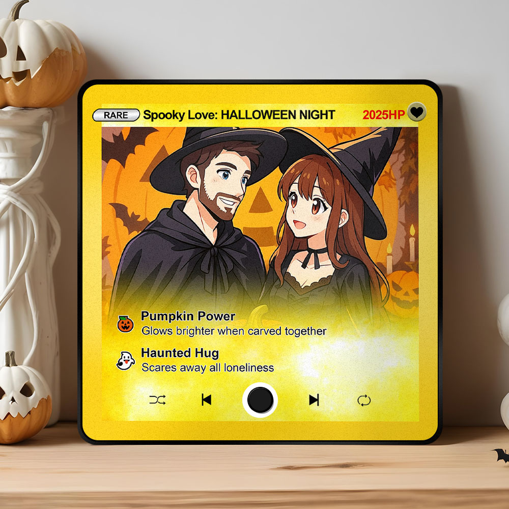Halloween Gifts Custom Photo Fridge Magnet Music Can Be Played Without Cell Phone Music Fridge Magnet - MyPhotoSocksAu