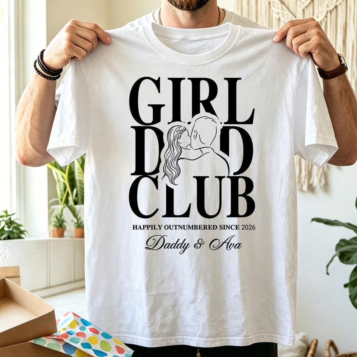 Personalized Comfort Colors Dads Club Shirt, Fathers Day Gift, Gift for Husband, Dad to be, Gift for Dad Birthday - MyPhotoSocksAu