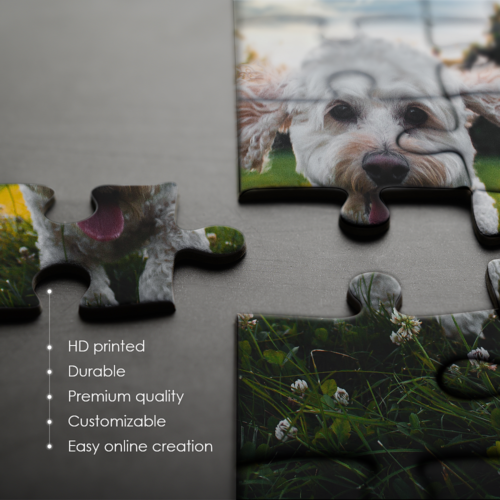 Custom Jigsaw Puzzle Gifts For Pet & Love & Family - 35-1000 pieces