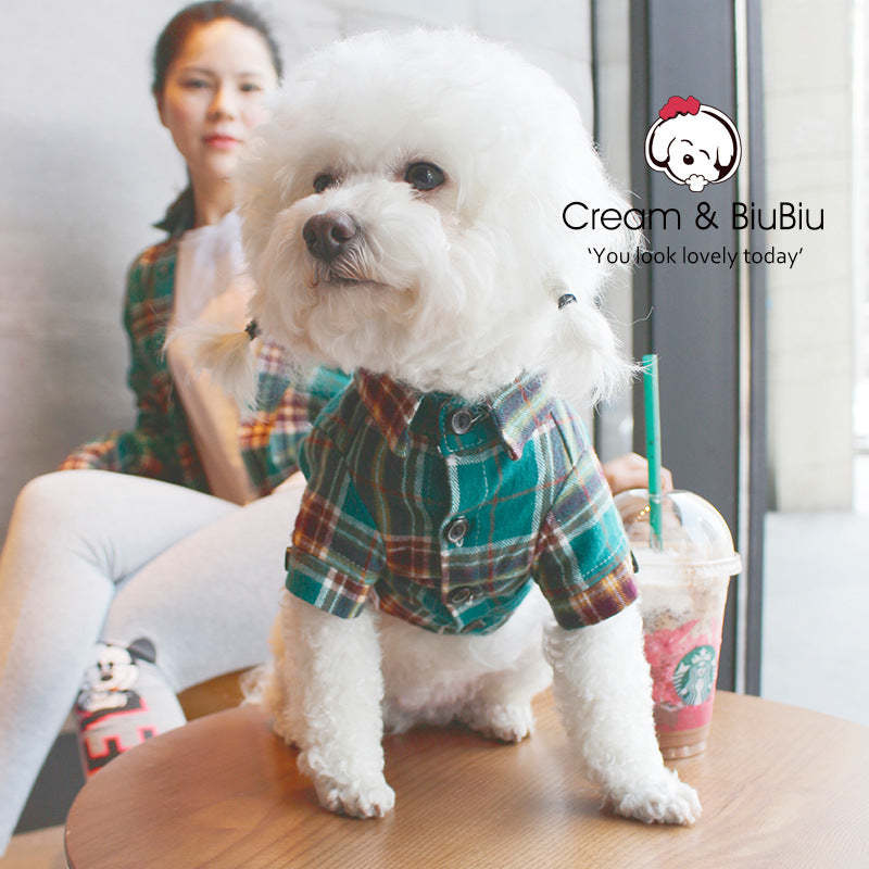 Dog Hawaiian Shirt Matching Dog and Owner Flannel Shirts - My Photo Socks AU