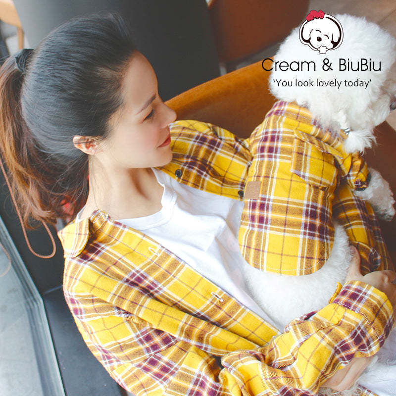 Dog Hawaiian Shirt Matching Dog and Owner Flannel Shirts - My Photo Socks AU