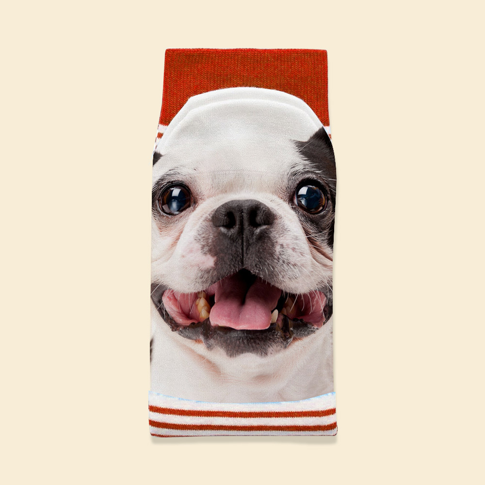 Custom Face Funny Socks Cartoon Style Photo Gifts for Him Her - MyPhotoSocksAu