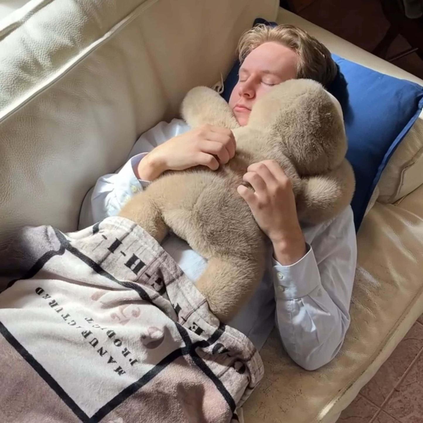 Cute Weighted Animal Plush Toy - Soft Huggable Stuffed Doll for Anxiety Relief and Relaxation - MyPhotoSocksAu