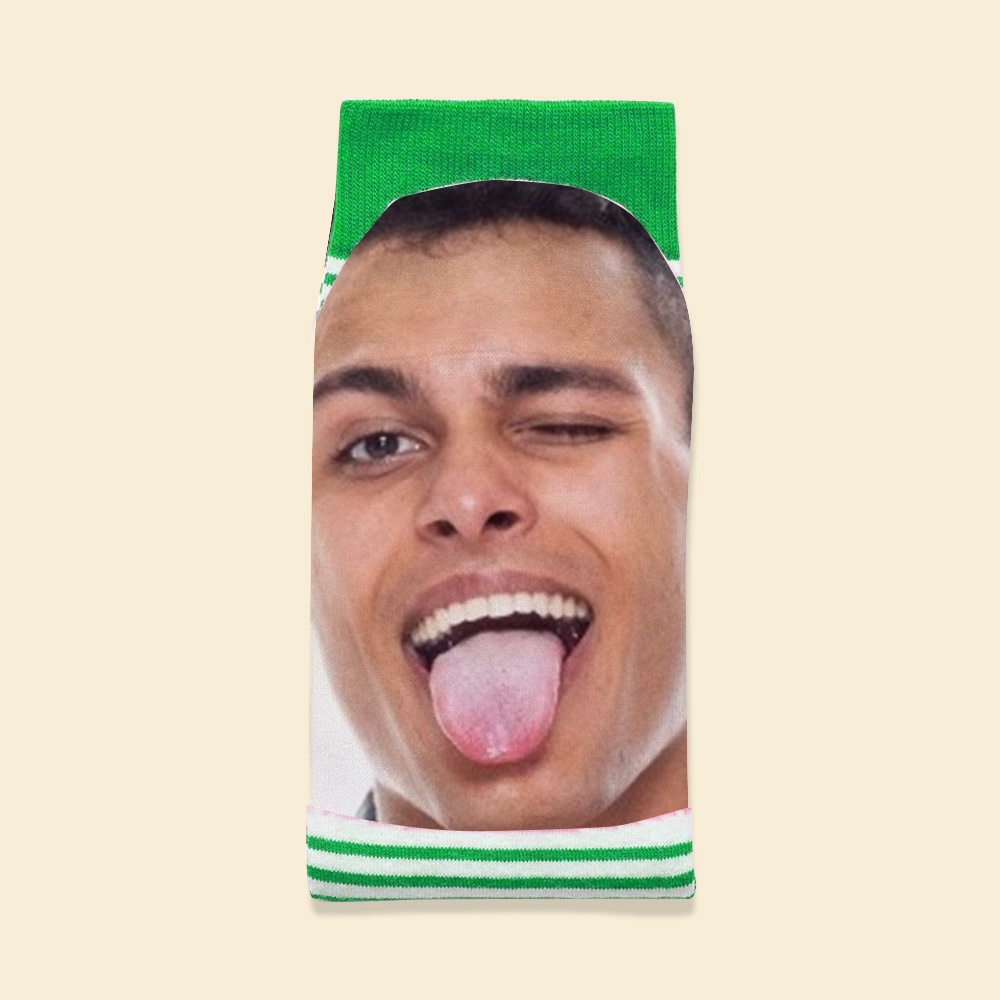 Custom Face Funny Socks Cartoon Style Photo Gifts for Him Her - MyPhotoSocksAu