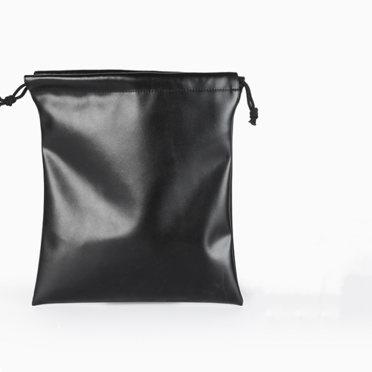 Leather Storage Bag Leather Drawstring Bag Waterproof Storage Bag 20*25cm - MyPhotoSocksAu