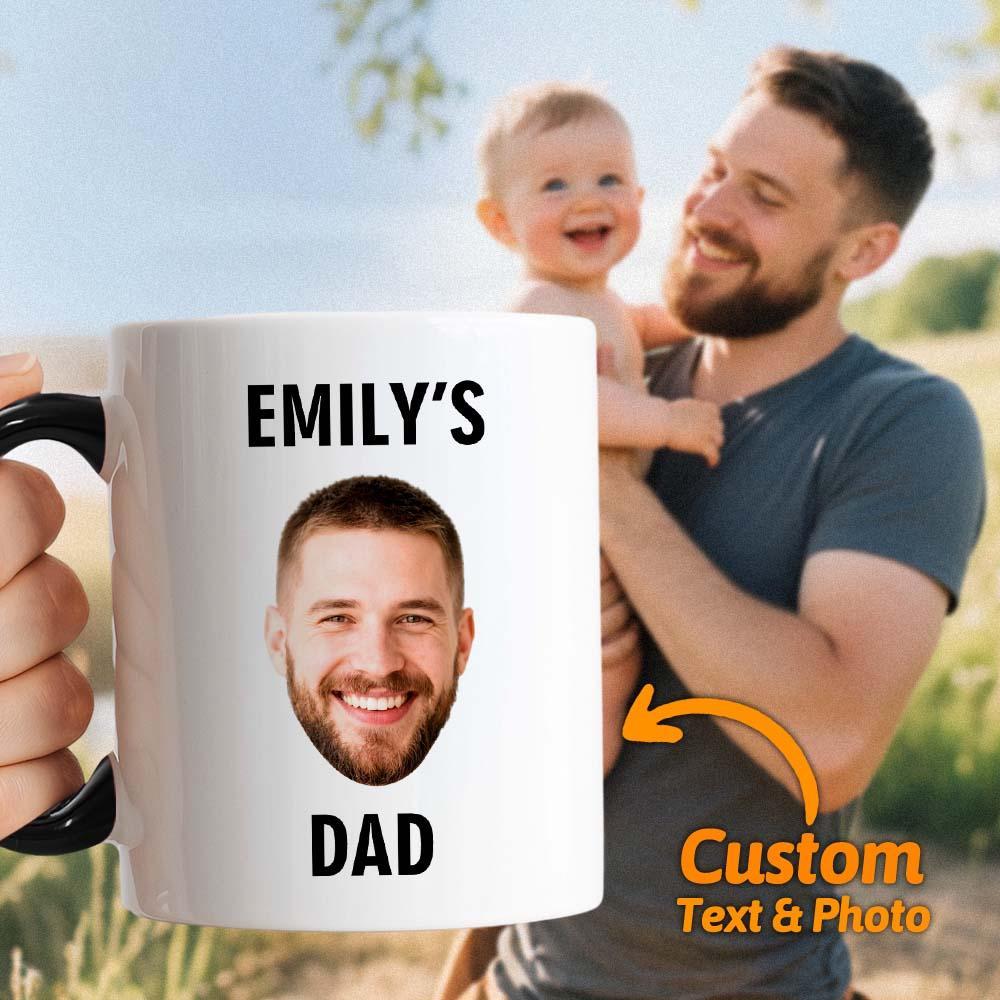 Personalized Father’s Day Mug with Photo Custom Coffee Cup for Dad Best Dad Gift - MyPhotoSocksAu