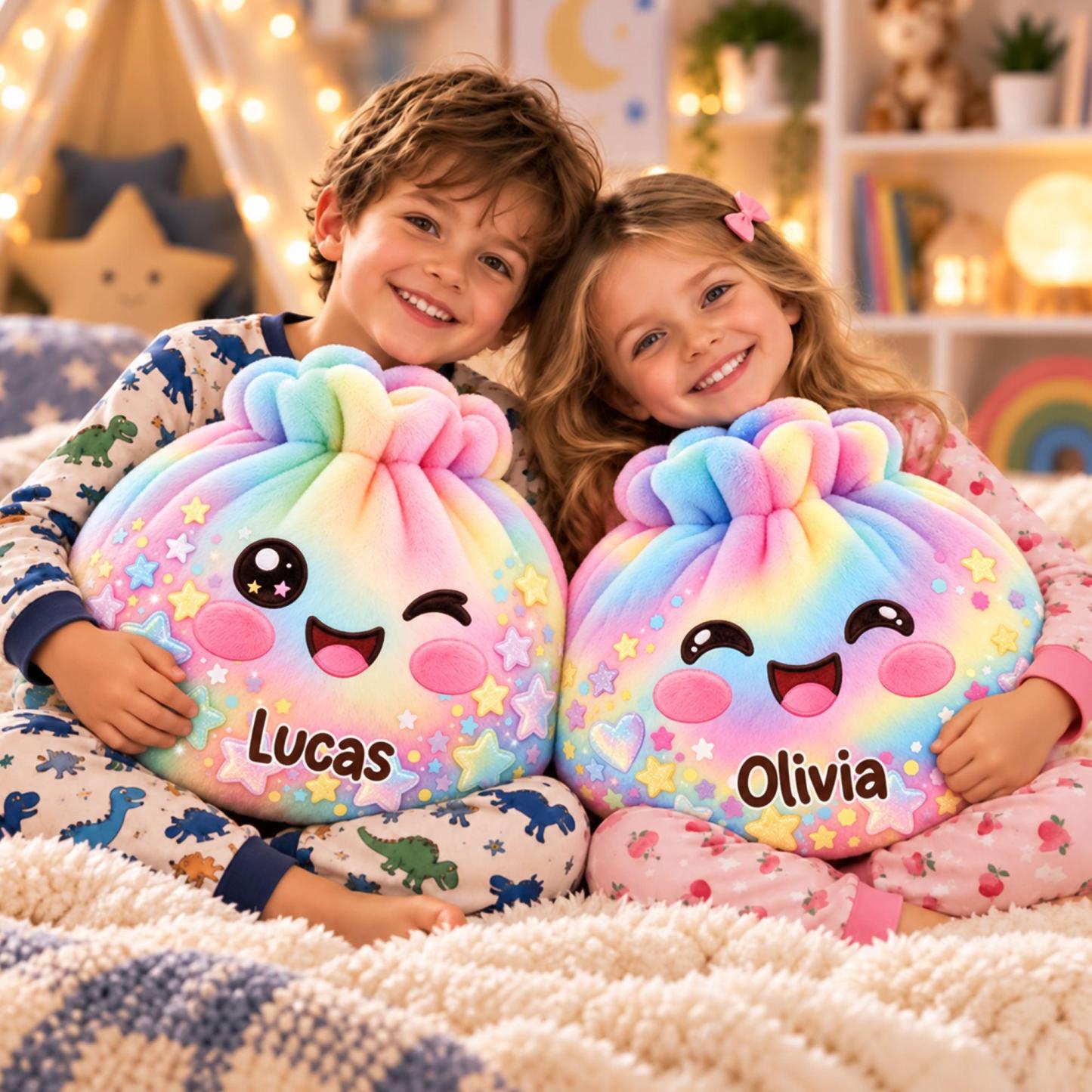 [3D Printing Effect] Starry Dumpling Custom Shaped Pillow - Personalized Gifts for Kids - MyPhotoSocksAu