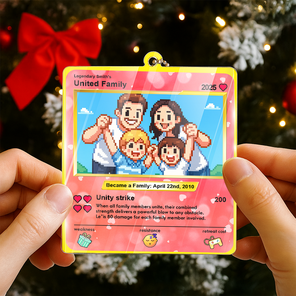 Custom Car Ornament Bag Chrams Acrylic Custom Shaped Gift For Dad, Grandpa - MyPhotoSocksAu