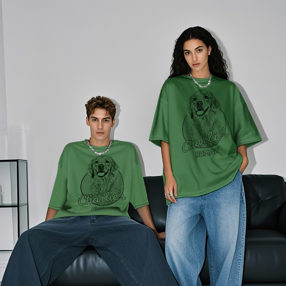 Custom Photo Vintage T-shirts Cute Pets Photo Tee Unique Gifts - MyPhotoSocksAu