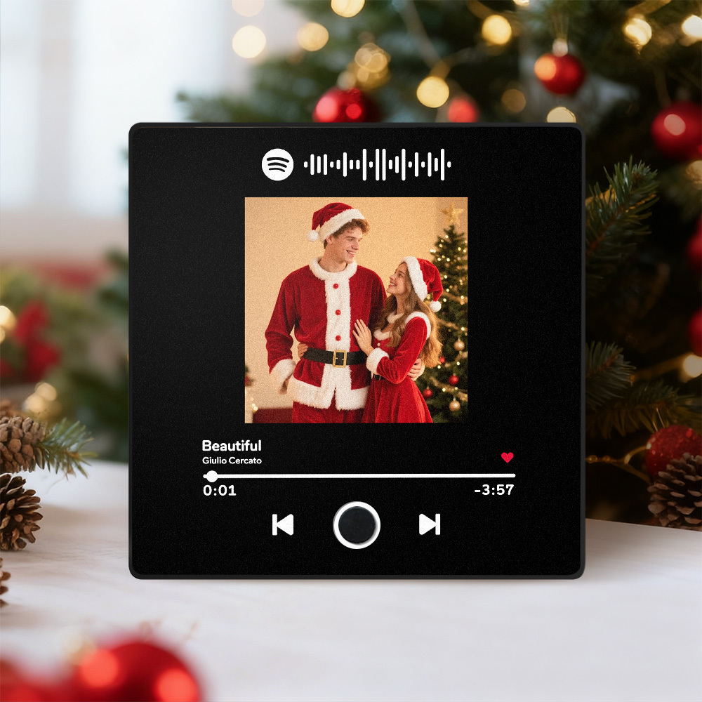 Custom Photo Christmas Gift Album Fridge Magnet Music Wall Photo Sticker Music Movement That Can Be Played Without Cell Phone Music Fridge Magnet Pro - MyPhotoSocksAu