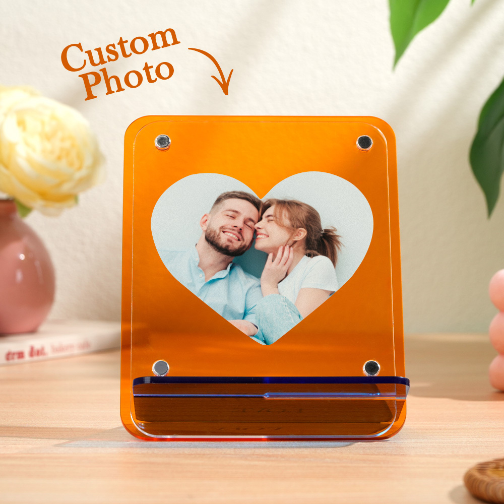 Custom Your Photos Acrylic Photo Frame Free-Standing Personalize Frames Immortalize Picture - MyPhotoSocksAu