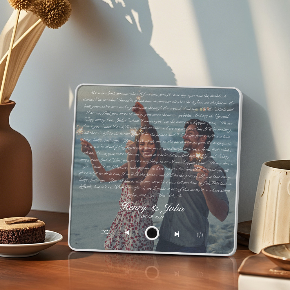 Custom Music Fridge Magnet Photo Sticker Christmas Tree Photo Sticker That Plays Music Without Cell Phone Christmas Gifts - MyPhotoSocksAu