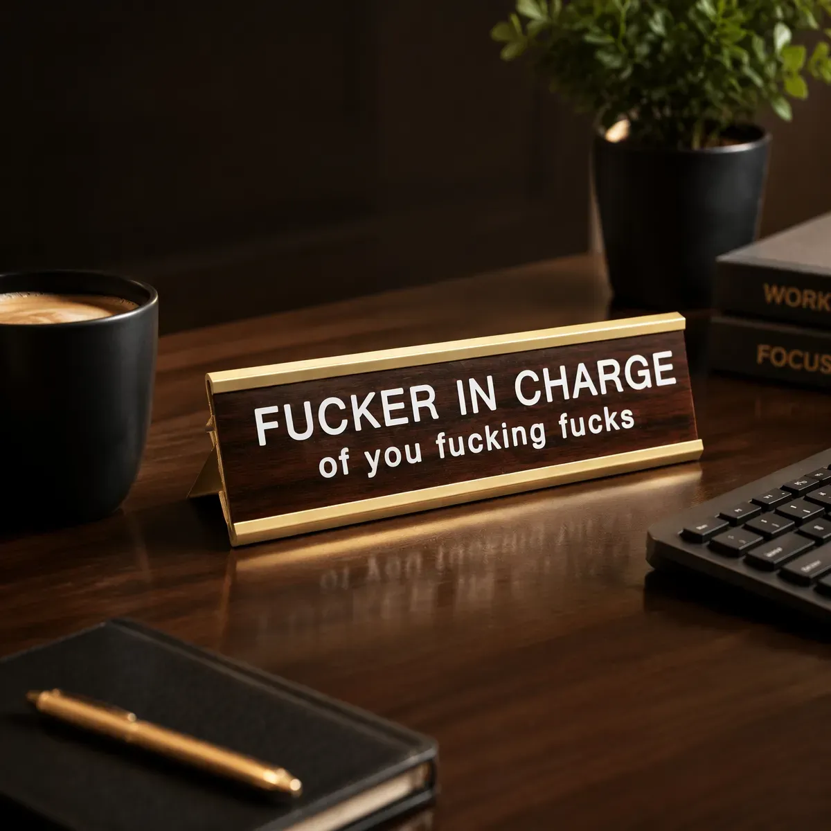 Let Me Drop Everything and Work On Your Problem -funny office decor sign, funny office desk accessory, desk signs for work - MyPhotoSocksAu