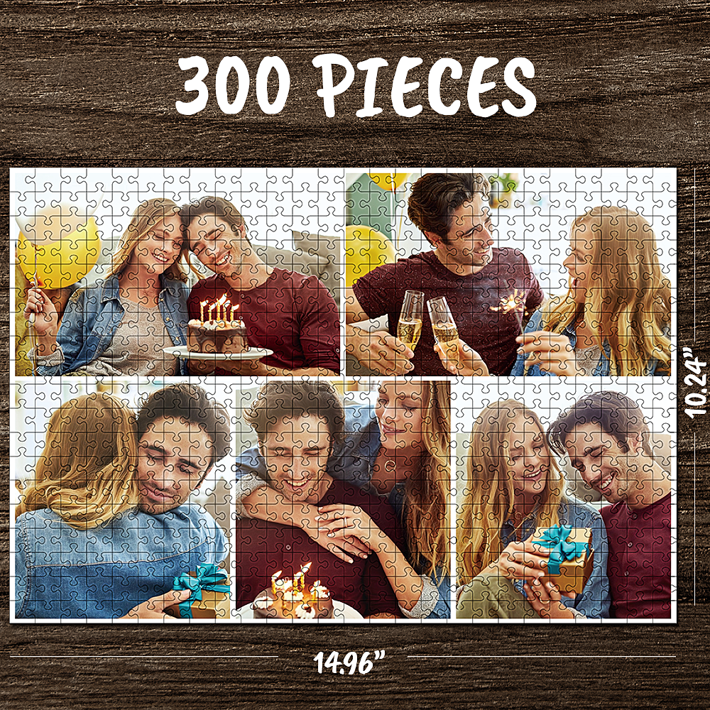 Custom photo jigsaw collage family puzzle love puzzle-35-1000 pieces