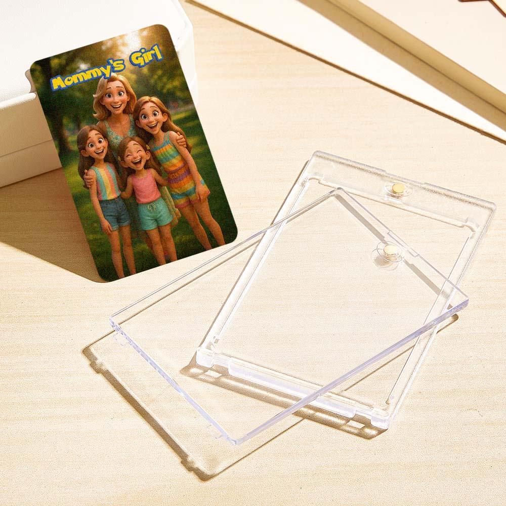 Custom Adventure Style Card Custom Card Present for family Turn Your Photo into a Unique Collectible - MyPhotoSocksAu