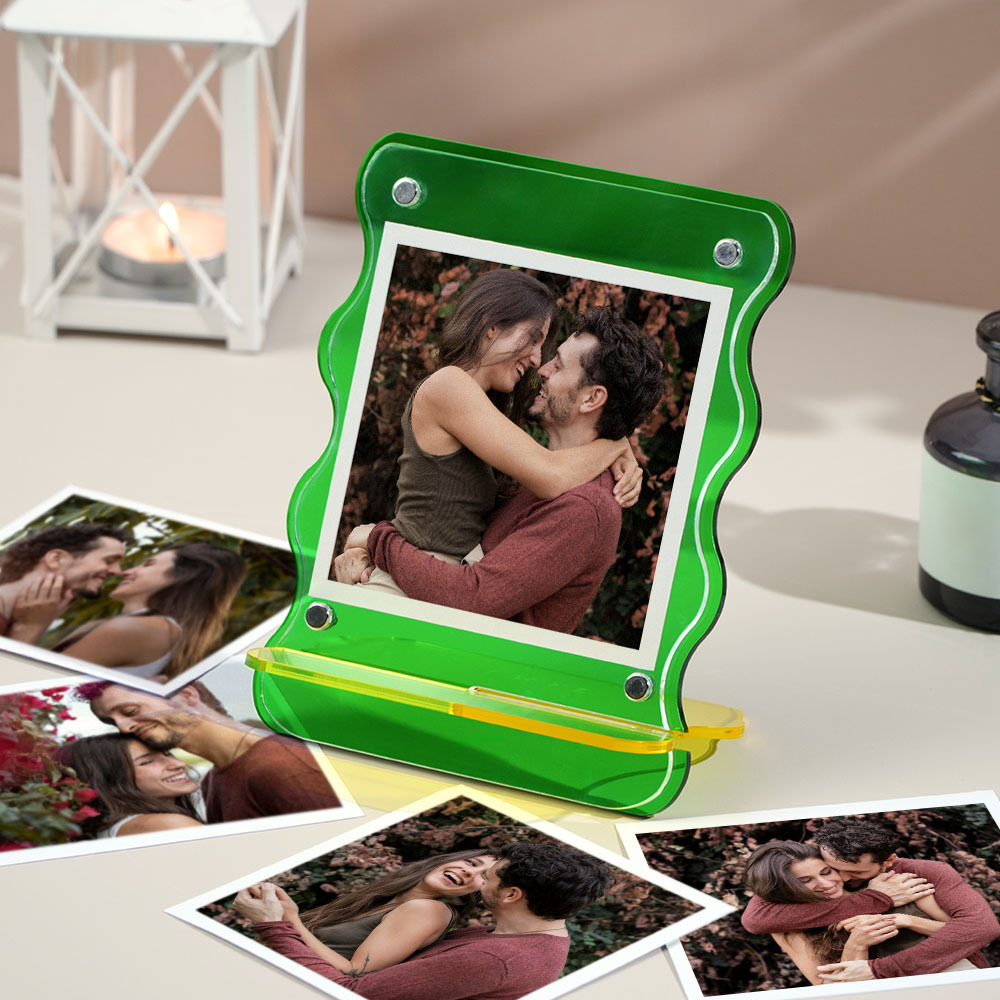 Custom Your Photos Acrylic Photo Frame Free-Standing Personalize Frames Immortalize Picture - MyPhotoSocksAu