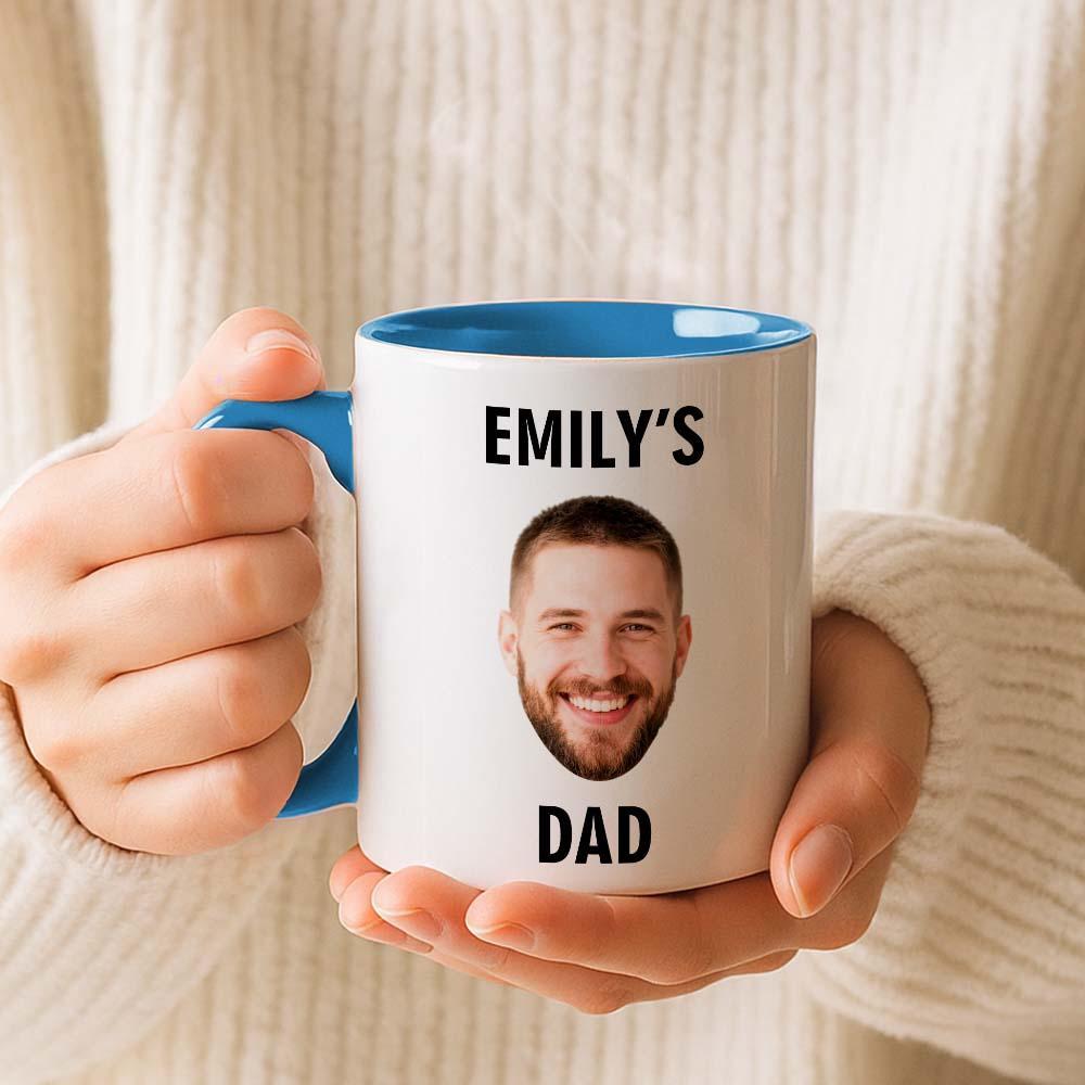 Personalized Father’s Day Mug with Photo Custom Coffee Cup for Dad Best Dad Gift - MyPhotoSocksAu