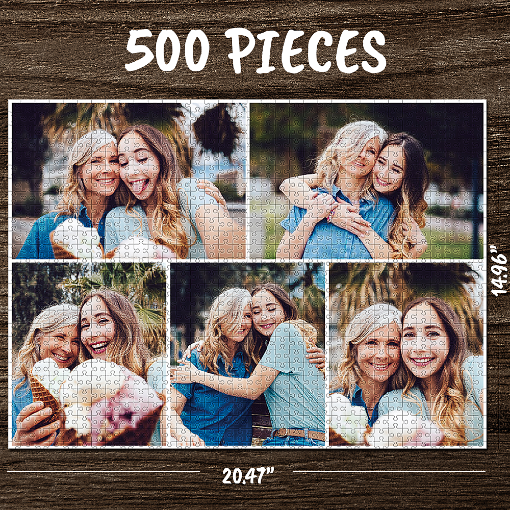 Custom photo jigsaw collage family puzzle love puzzle-35-1000 pieces