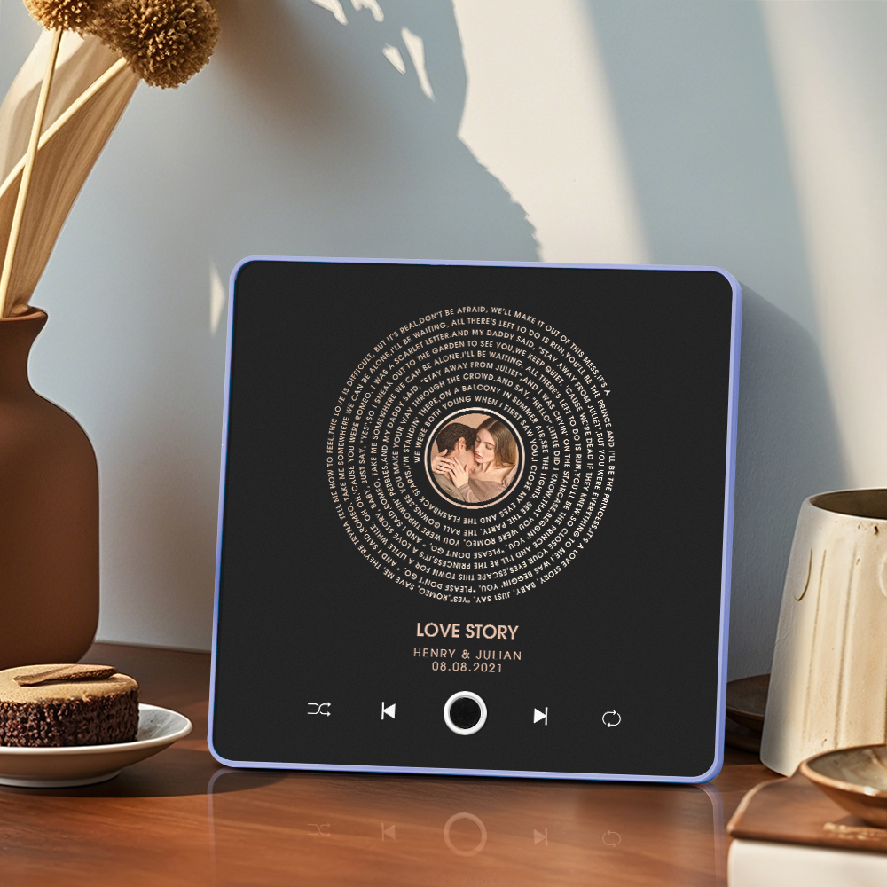 Custom Music Fridge Magnet Photo Sticker Christmas Tree Photo Sticker That Plays Music Without Cell Phone Christmas Gifts - MyPhotoSocksAu