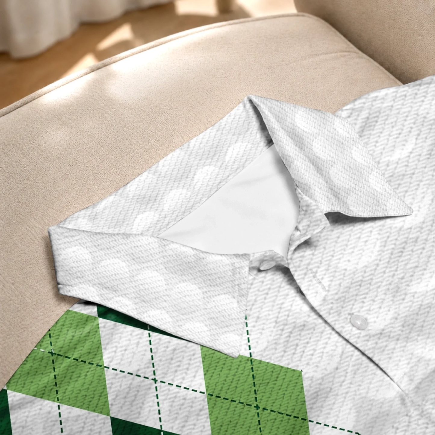 Custom All Over Print Polo Shirt - Personalized Father's Day Birthday Golf Gifts For Dad, Grandpa - Another Day Another Round - MyPhotoSocksAu