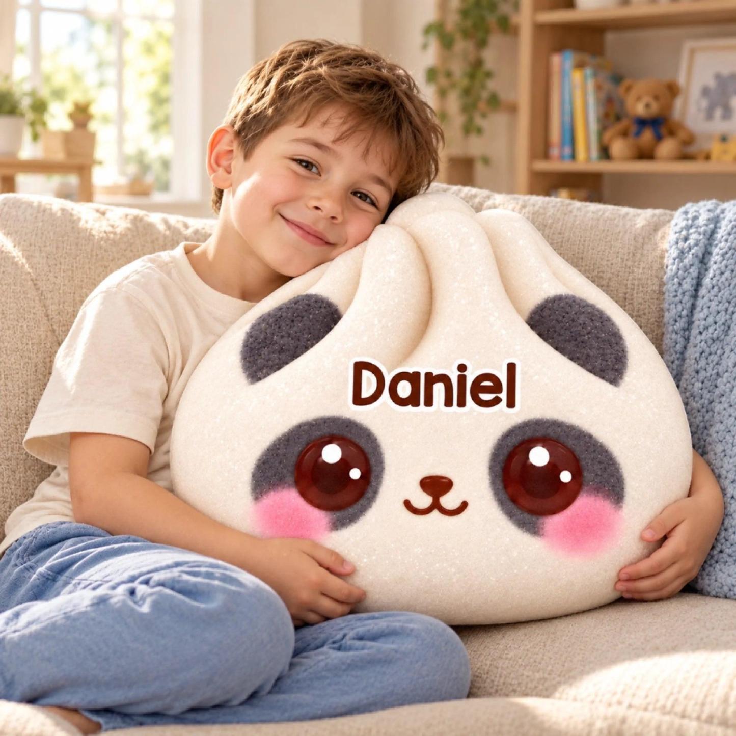 Custom Name Kawaii Animal Gifts for Kids - Personalized Shaped Pillow - MyPhotoSocksAu