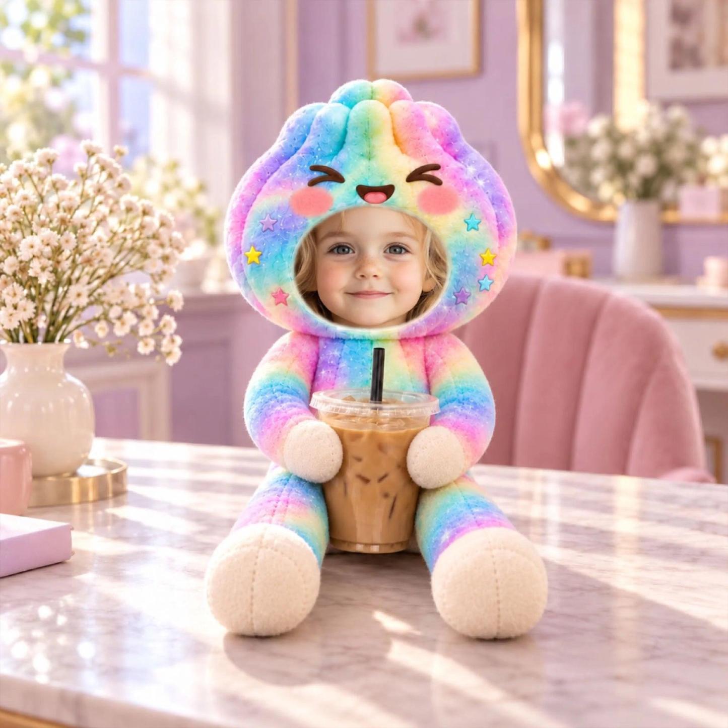 Custom Funny Pet Photo Christmas Plush Doll Gifts For Pet Lovers • My Merry Pup - Personalized Poseable Plush Doll - MyPhotoSocksAu