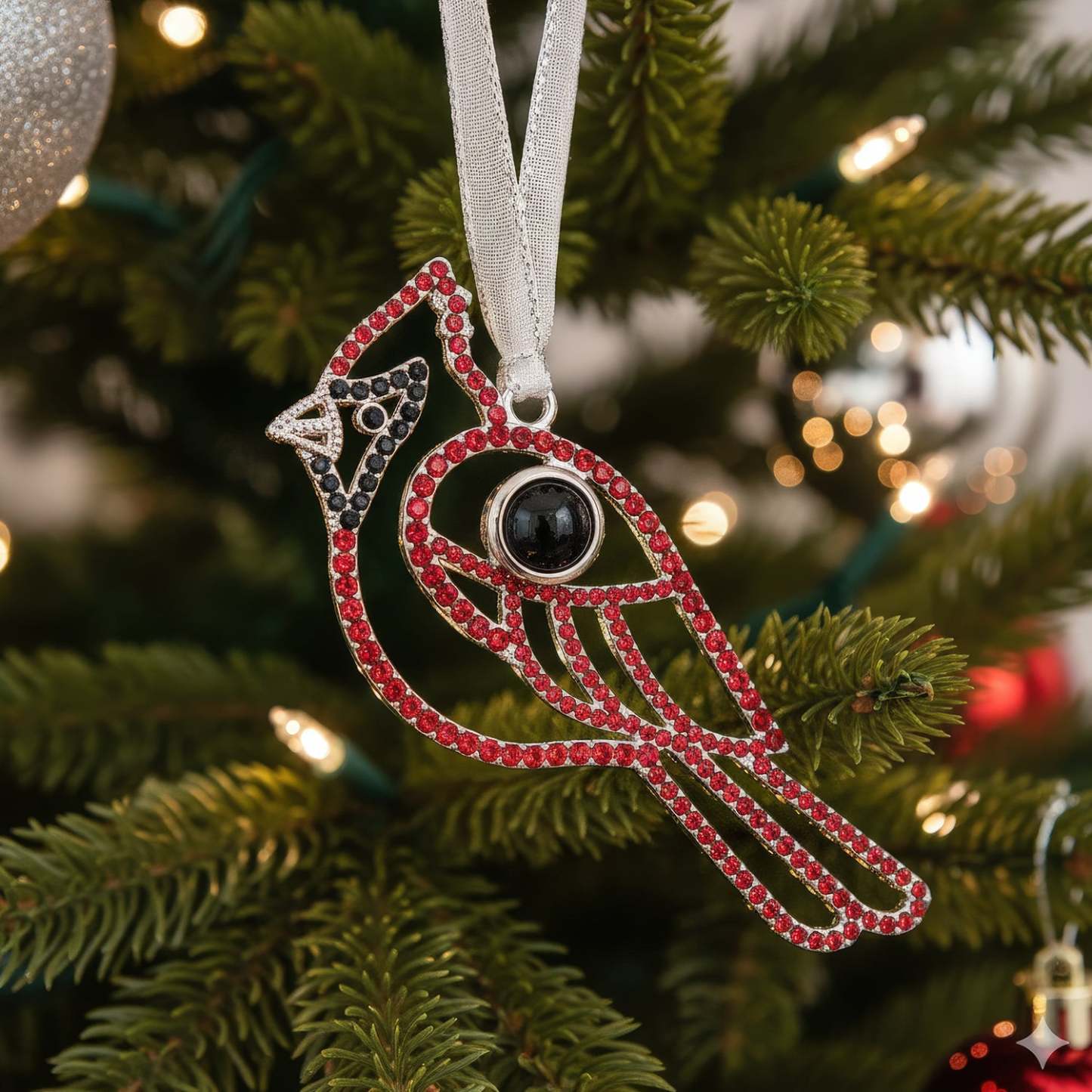 Personalized Angel Embrace Photo Ornament Projection Gem Ornament Christmas Tree Ornament Christmas Gifts - MyPhotoSocksAu