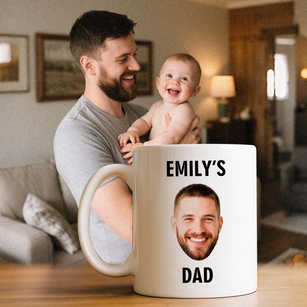 Personalized Father’s Day Mug with Photo Custom Coffee Cup for Dad Best Dad Gift - MyPhotoSocksAu