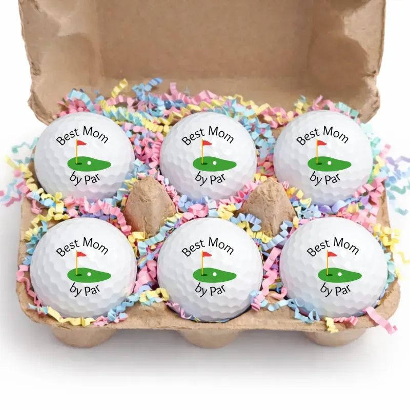 Easter Golf Ball Gift Set-6 Pack Golf Balls in Egg Carton | Funny Easter Golf Gift I Golfer Easter Basket Stuffer | Unique Golf Gift for Men Women - MyPhotoSocksAu