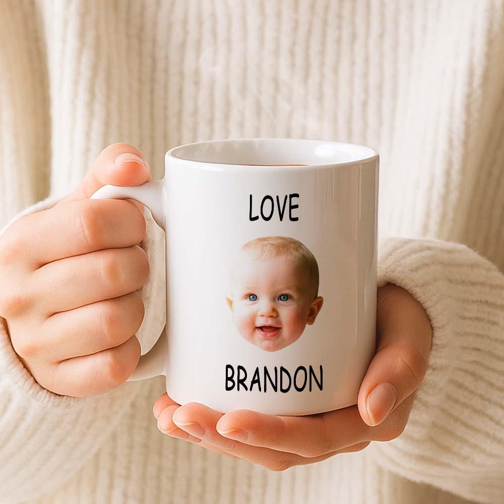 Personalized Father’s Day Mug with Photo Custom Coffee Cup for Dad Best Dad Gift - MyPhotoSocksAu