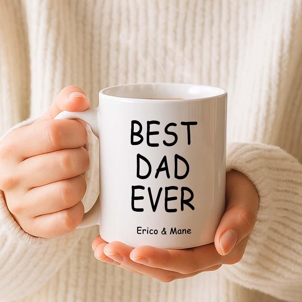 Personalized Father’s Day Mug with Photo Custom Coffee Cup for Dad Best Dad Gift - MyPhotoSocksAu