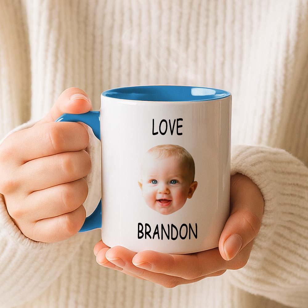 Personalized Father’s Day Mug with Photo Custom Coffee Cup for Dad Best Dad Gift - MyPhotoSocksAu