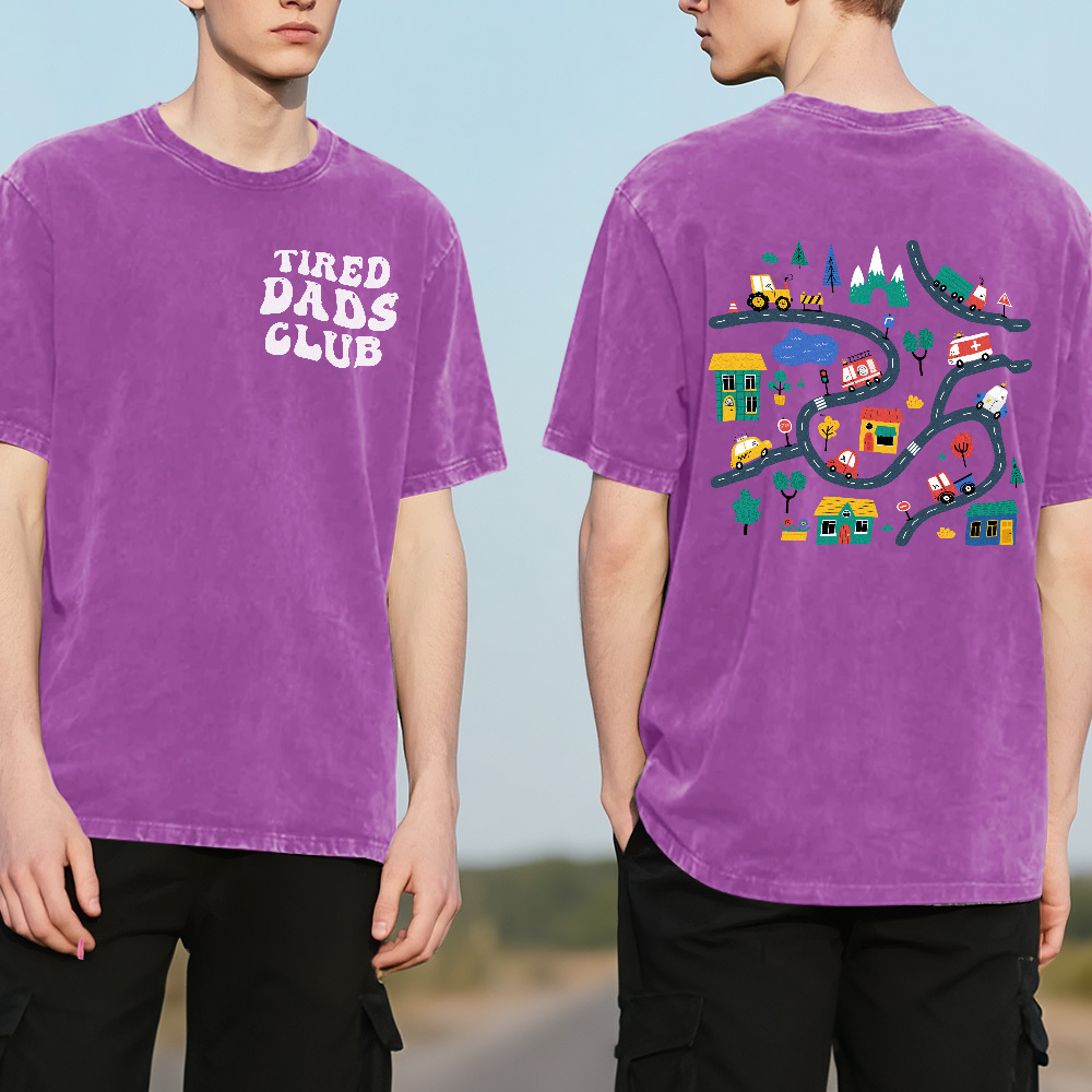 Custom Cool Dads Club T-Shirt Personalized PhotoShirt Multicolor Father's Day Gift Shirt - MyPhotoSocksAu