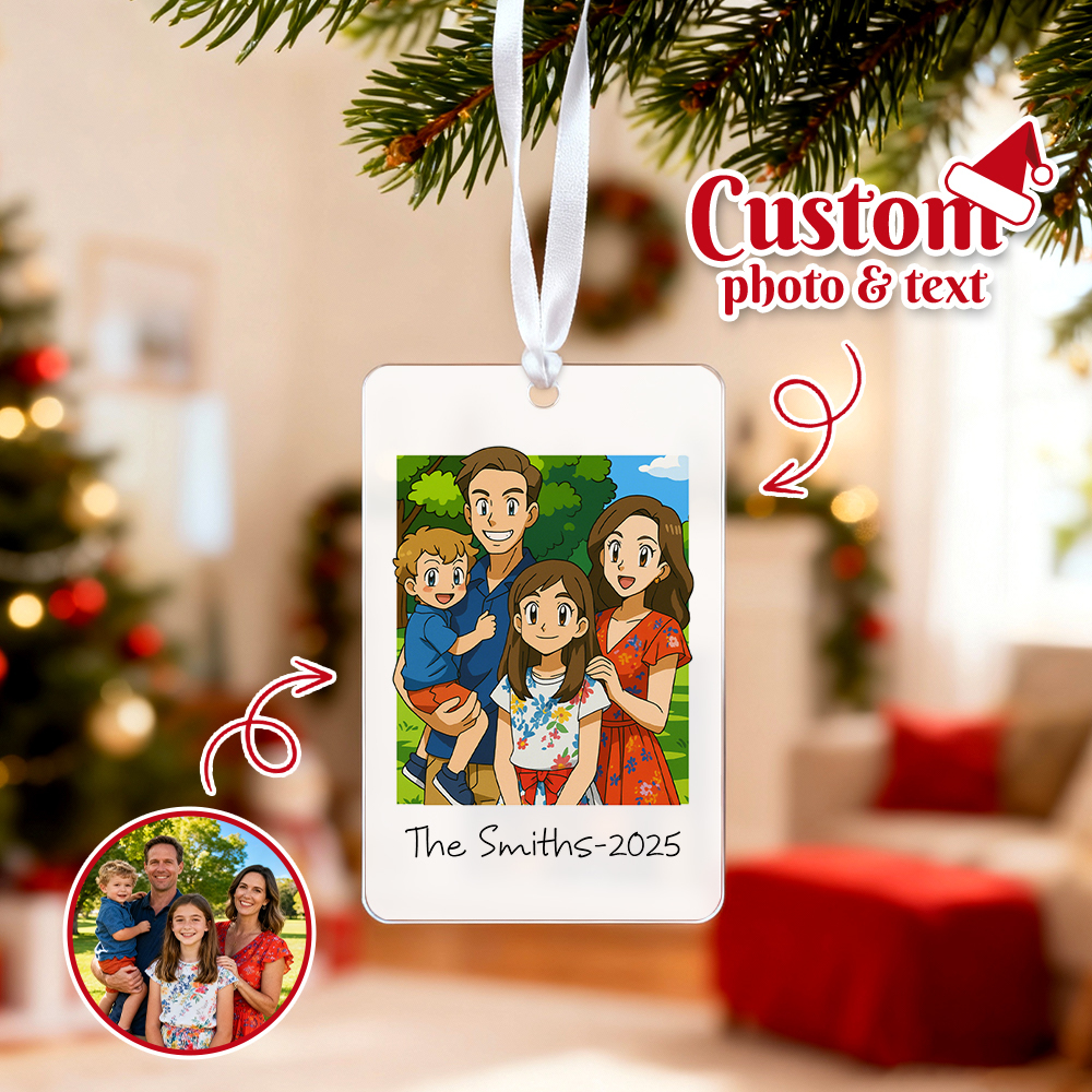 Photo Car Ornament Christmas Gifts Car Ornament Personalized Gifts for Him Custom Photo Car Ornament Couple Ornament - MyPhotoSocksAu