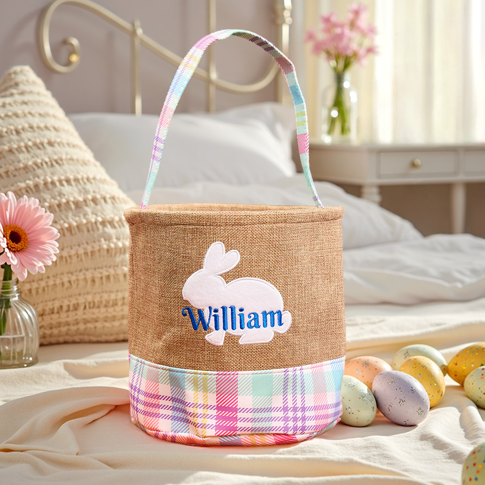 Personalized Easter Basket Monogram Easter Basket Girls Basket Boys Basket - MyPhotoSocksAu