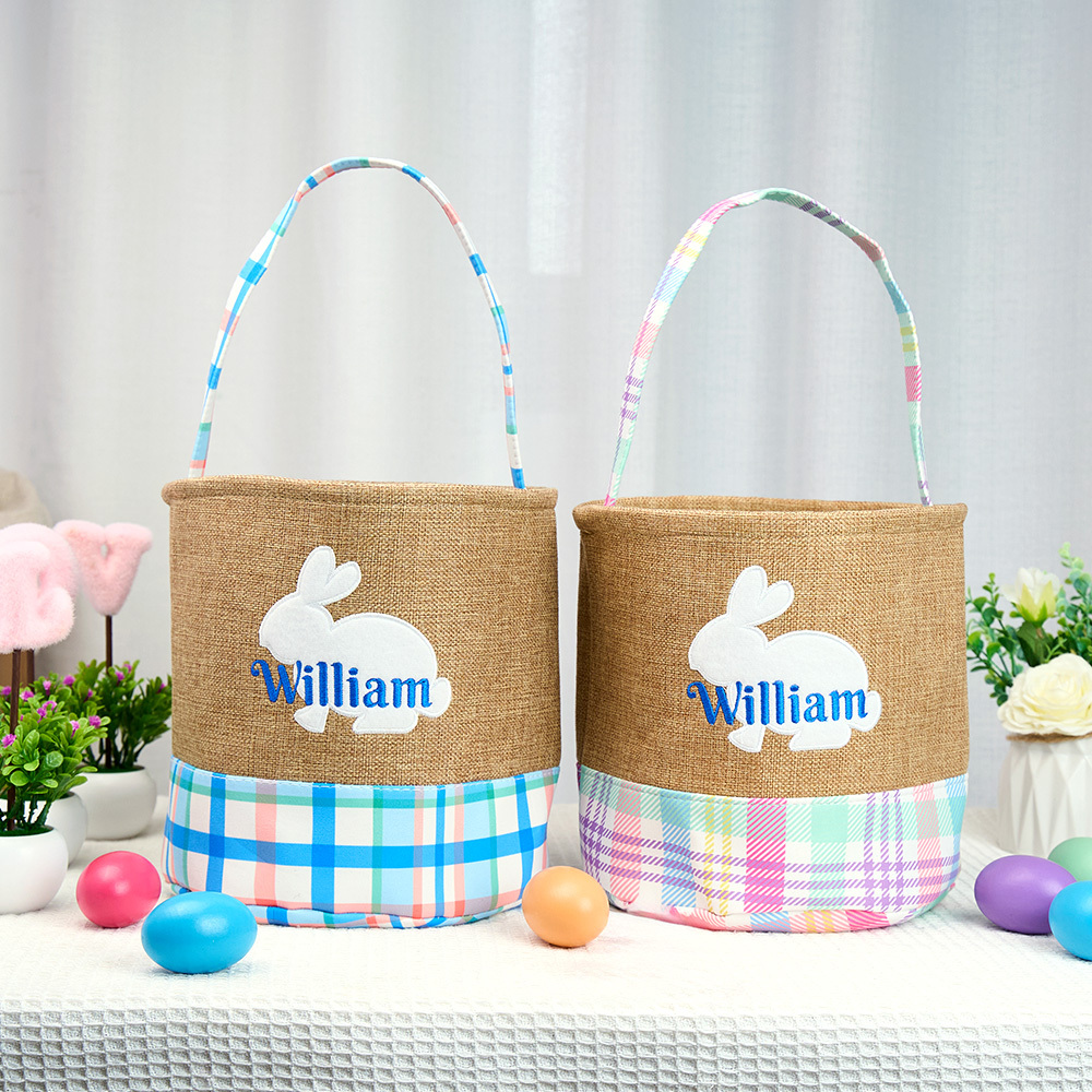 Personalized Easter Basket Monogram Easter Basket Girls Basket Boys Basket - MyPhotoSocksAu