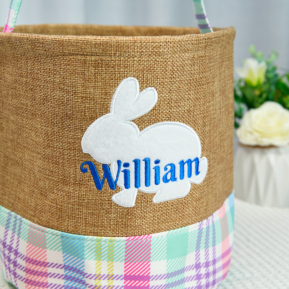 Personalized Easter Basket Monogram Easter Basket Girls Basket Boys Basket - MyPhotoSocksAu