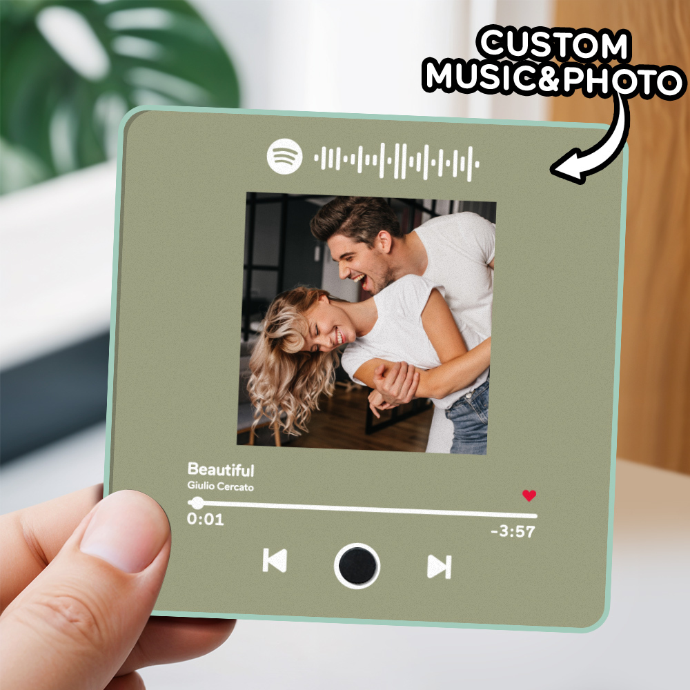 Personalized Mum Photo Album Fridge Magnet Music Wall Photo Sticker Music Movement That Can Be Played Without Cell Phone Music Fridge Magnet Pro - MyPhotoSocksAu