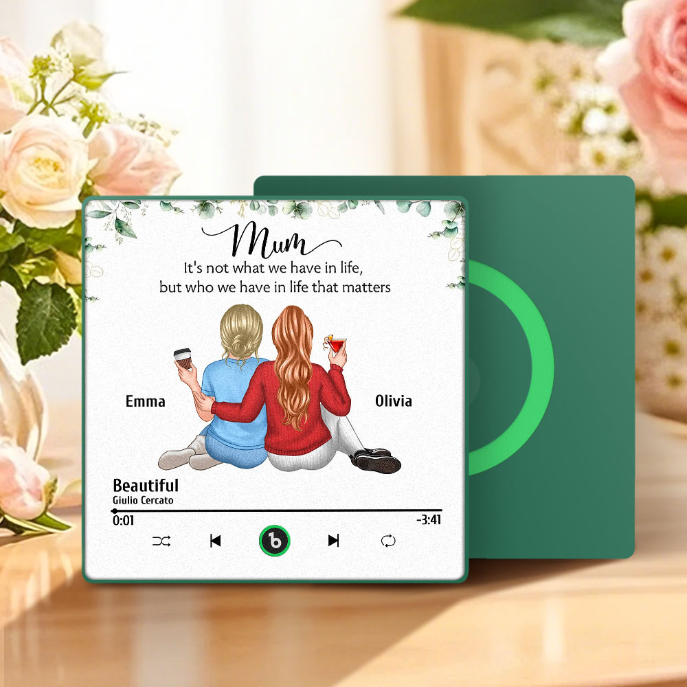 Custom Music Fridge Magnets Wall Photo Sticker That Plays Music Without Cell Phone Multiple Styles for Mother's Day Gifts - MyPhotoSocksAu