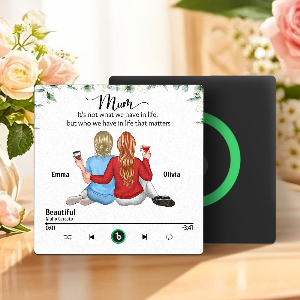 Custom Music Fridge Magnets Wall Photo Sticker That Plays Music Without Cell Phone Multiple Styles for Mother's Day Gifts - MyPhotoSocksAu
