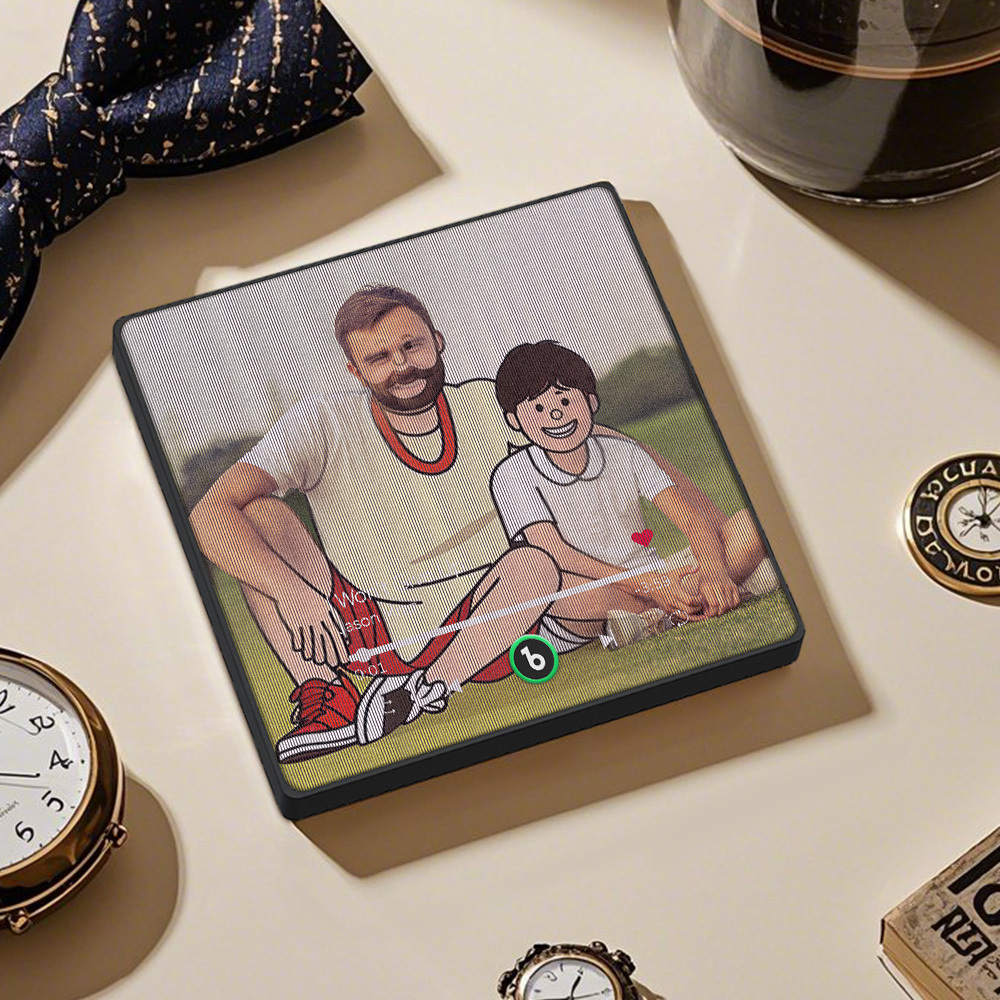 Custom Cartoon Characters Photo Lenticular Music Fridge Magnet Fun Gift - MyPhotoSocksAu