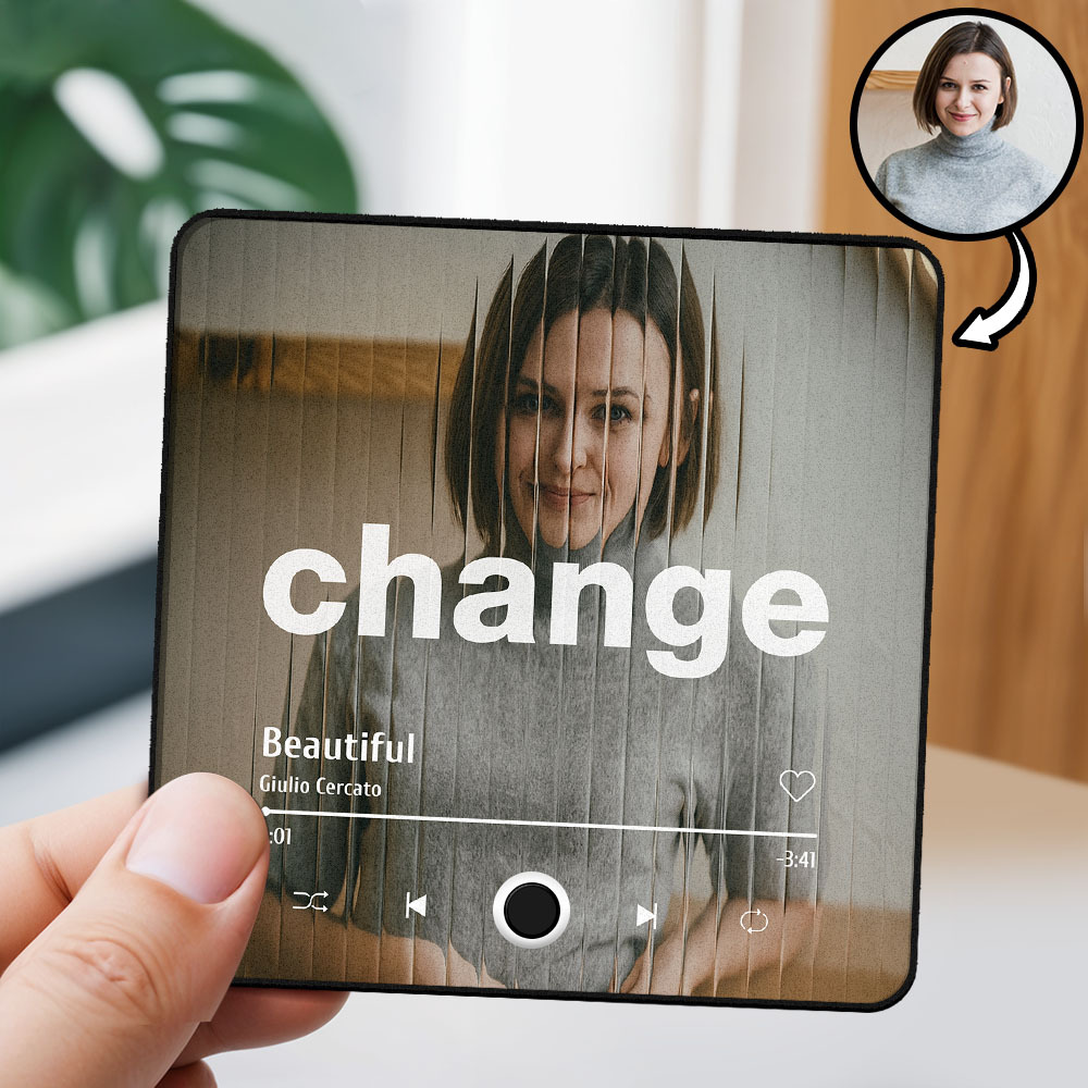 Custom Cartoon Photo Style Fridge Magnet Music Can Be Played Without Cell Phone Music Cartoon Poster Fridge Magnet - MyPhotoSocksAu