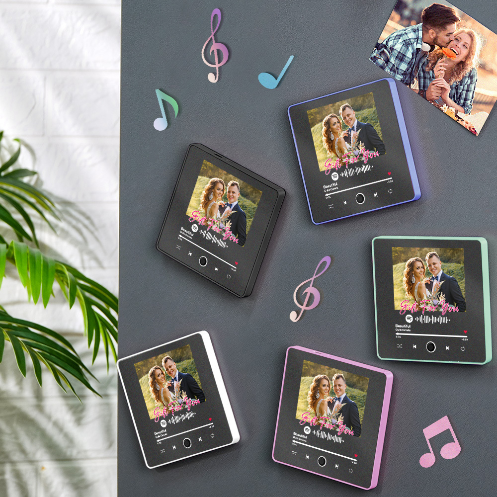 Personalized Photo Album Fridge Magnet Music Wall Photo Sticker Music Movement That Can Be Played Without Cell Phone Music Fridge Magnet Pro Can Play Songs - MyPhotoSocksAu