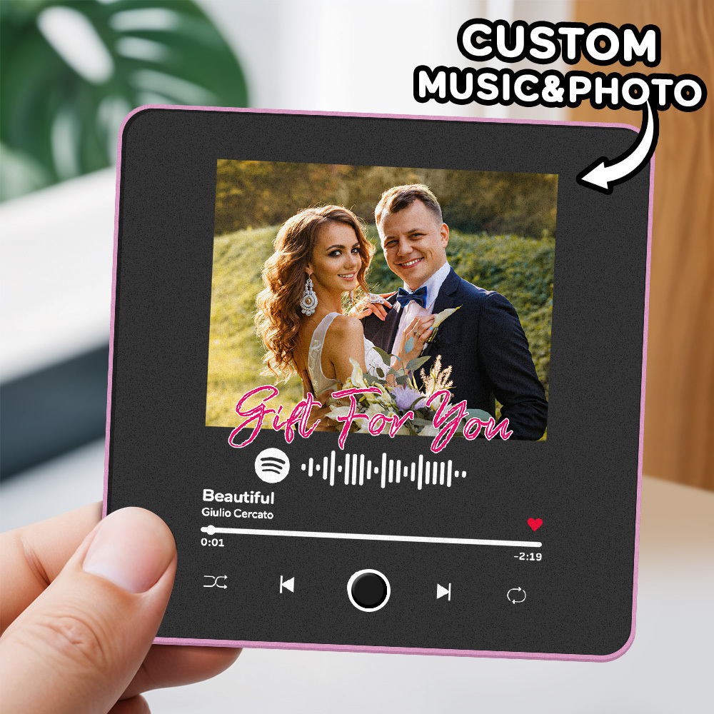 Personalized Photo Album Fridge Magnet Music Wall Photo Sticker Music Movement That Can Be Played Without Cell Phone Music Fridge Magnet Pro Can Play Songs - MyPhotoSocksAu