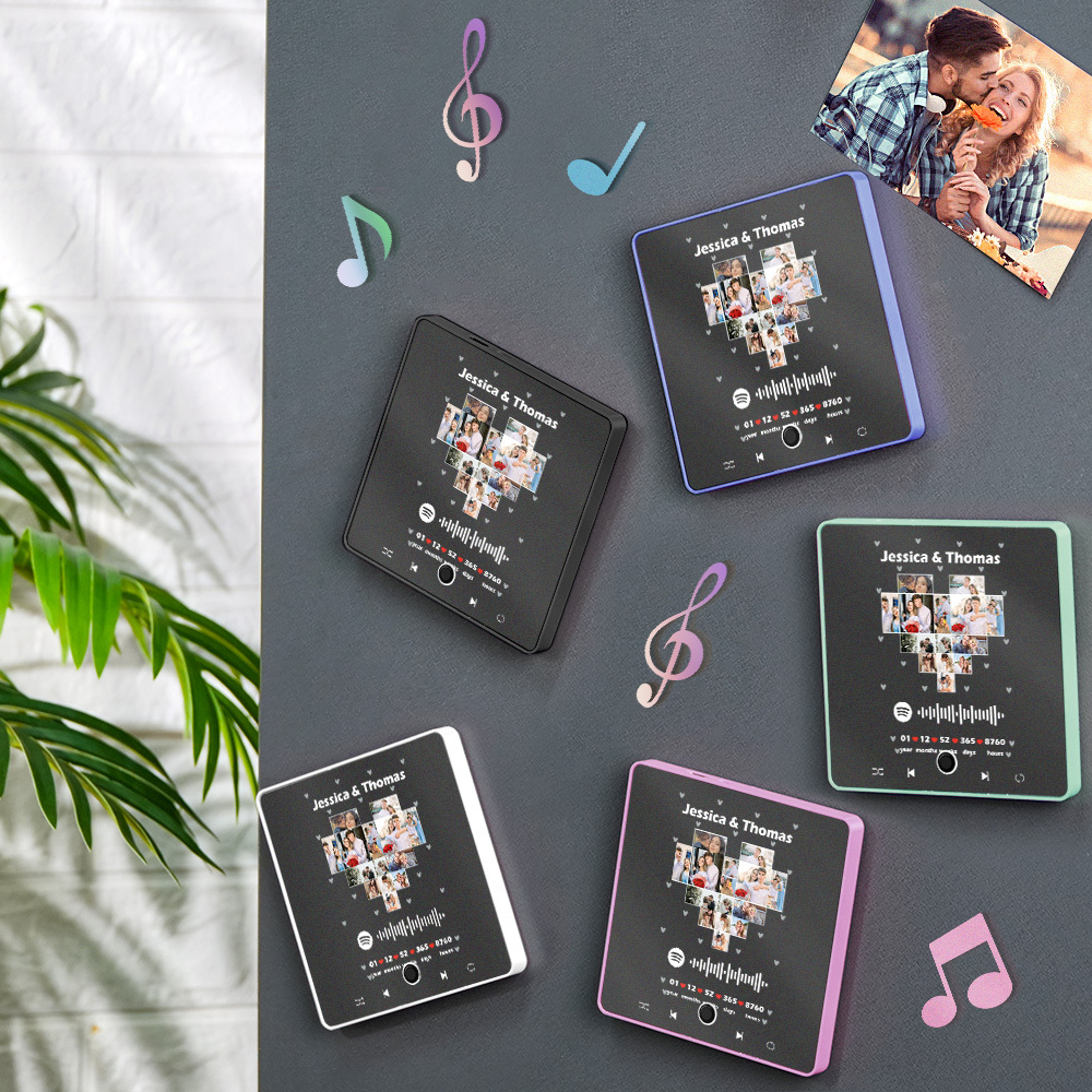 Personalized Photo Album Fridge Magnet Music Wall Photo Sticker Music Movement That Can Be Played Without Cell Phone Music Fridge Magnet Pro Can Play Songs - MyPhotoSocksAu