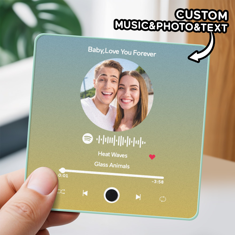 Personalized Photo Album Fridge Magnet Music Wall Photo Sticker Music Movement That Can Be Played Without Cell Phone Music Fridge Magnet Pro Can Play Songs - MyPhotoSocksAu