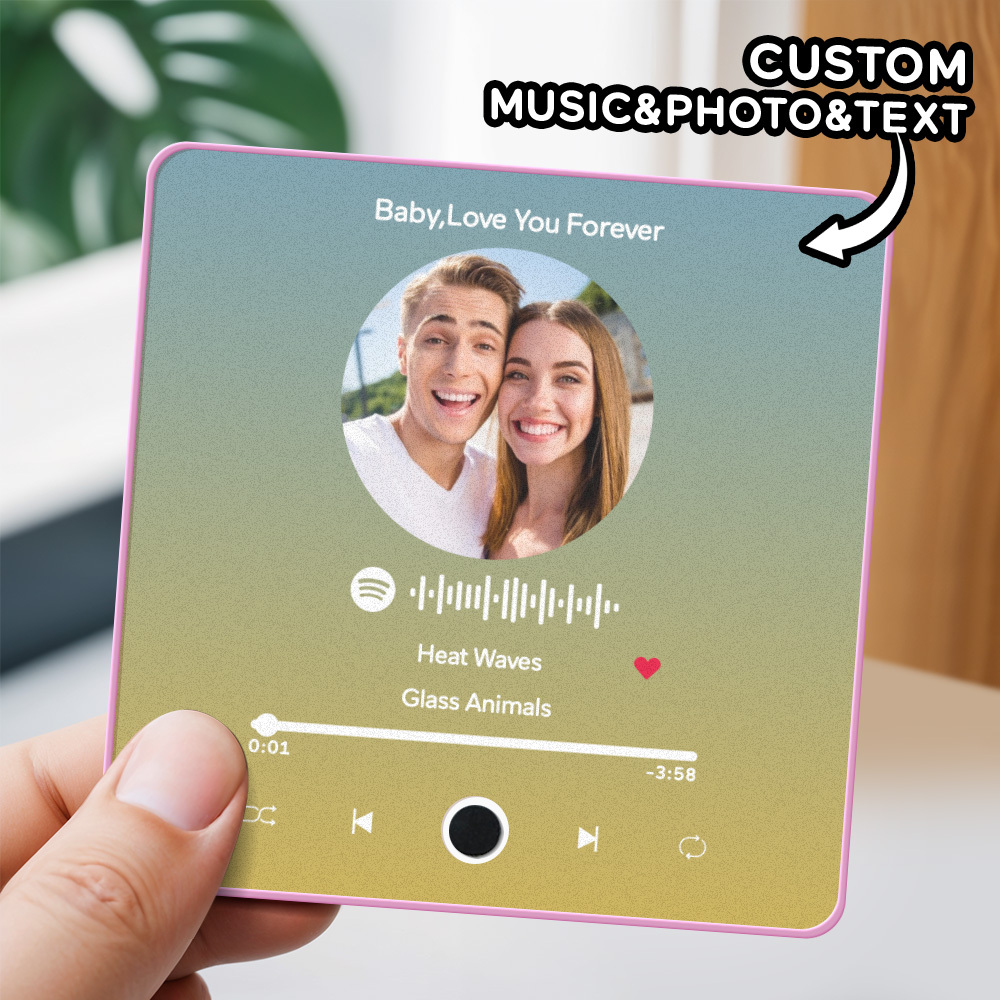 Personalized Photo Album Fridge Magnet Music Wall Photo Sticker Music Movement That Can Be Played Without Cell Phone Music Fridge Magnet Pro Can Play Songs - MyPhotoSocksAu