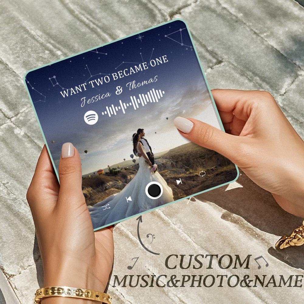 Personalized Photo Album Fridge Magnet Music Wall Photo Sticker Music Movement That Can Be Played Without Cell Phone Music Fridge Magnet Pro Can Play Songs - MyPhotoSocksAu